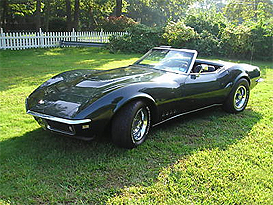 green 1968 corvette